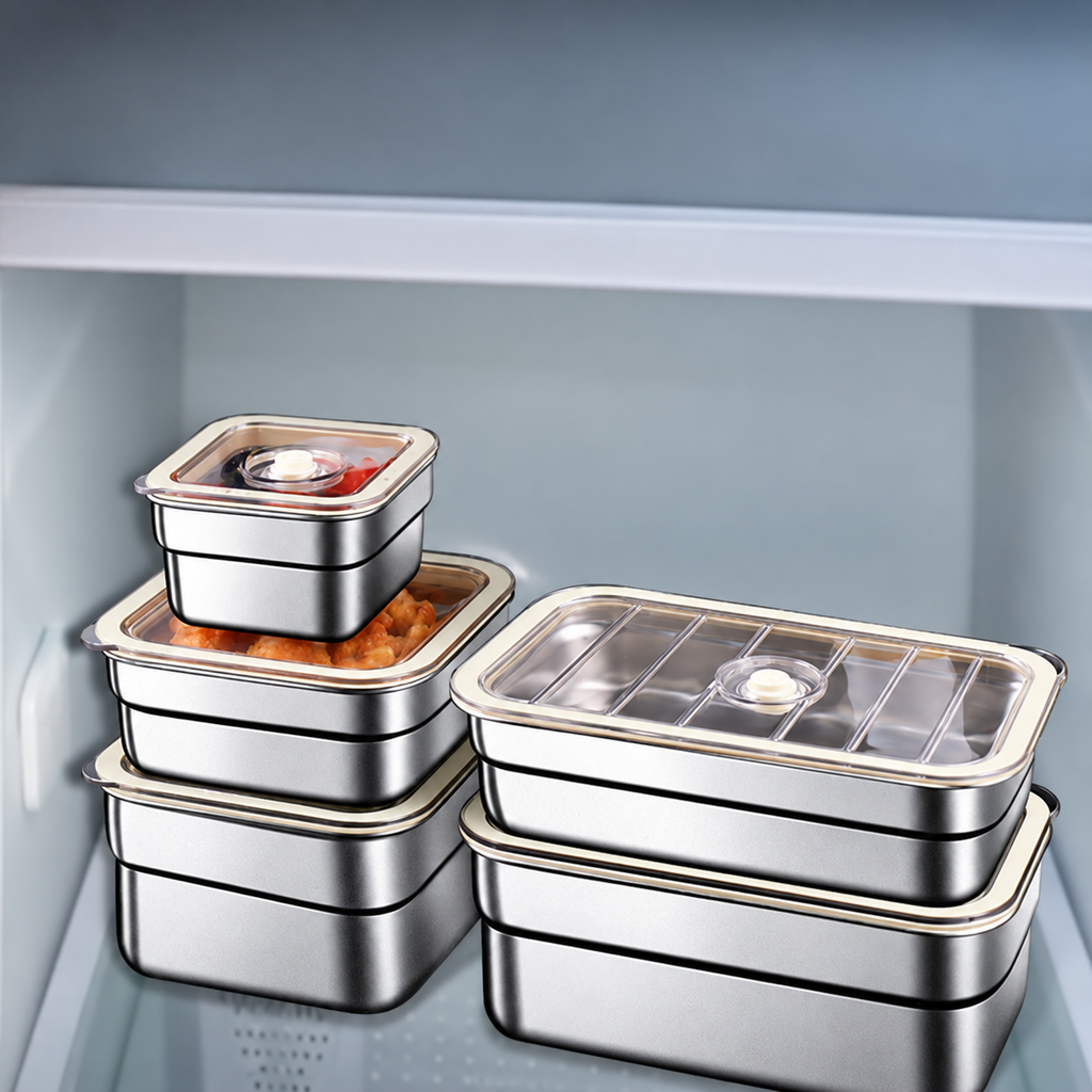316 Stainless Steel Vacuum Seal Food Storage Container – Fridge, Freezer & Lunch Box