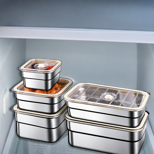 316 Stainless Steel Vacuum Seal Food Storage Container – Fridge, Freezer & Lunch Box